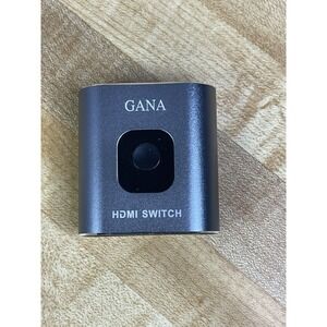 HDMI Switch 4K@60Hz Splitter, GANA Aluminum Bidirectional HDMI Switcher 2 in 1